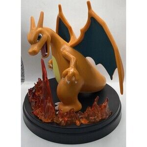 CHARIZARD EX Fire Breathing Card Display Figurine Statue from EX Super Premium